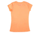 Hurley Kids' One & Only Tee - Bright Mango Heather