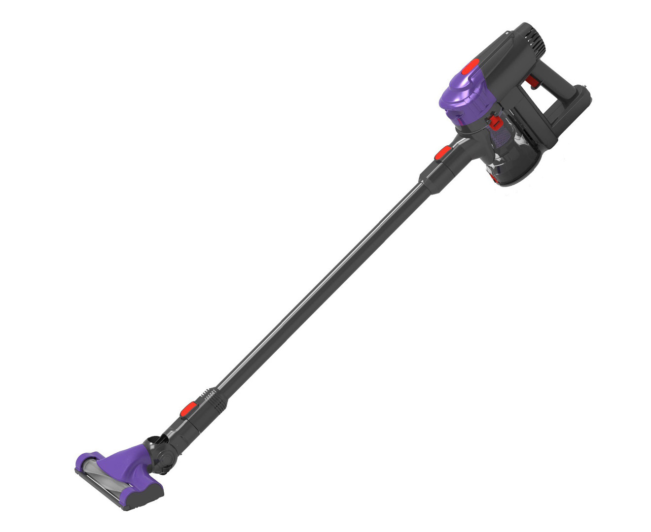 Pursonic Stick-Vac Turbo Tornado Cordless Vacuum Cleaner - Purple/Grey ...