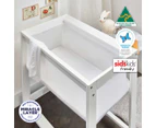 Protect-A-Bed Fitted Bassinet Bassinette Waterproof Mattress Protector - White