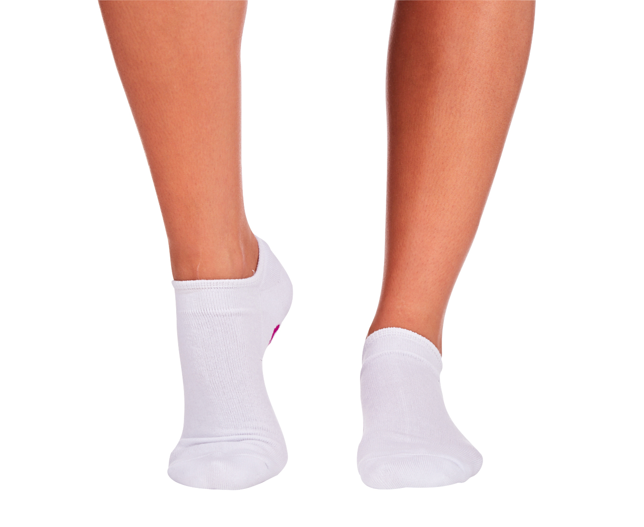 2 X Bonds Womens No Show Size 811 Socks 3Pack White Scoop