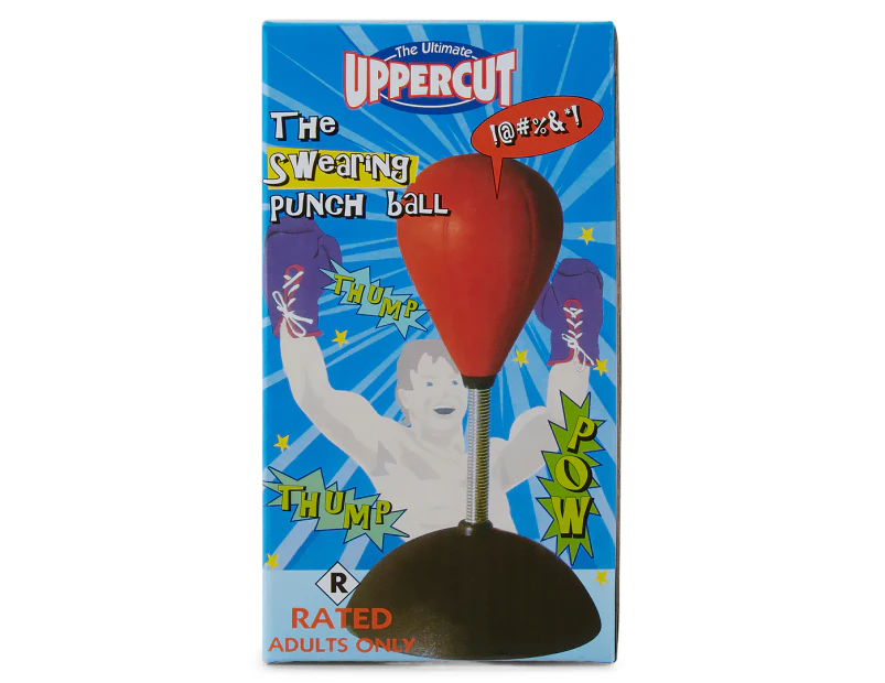 Swearing Punch Ball - Black/Red