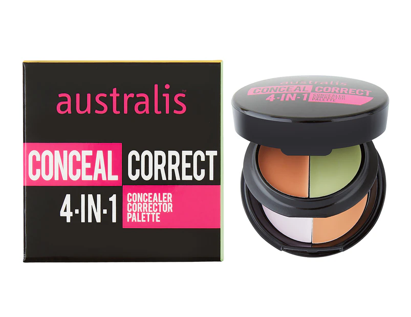 Australis 4-in-1 Concealer & Corrector Palette 7.5g