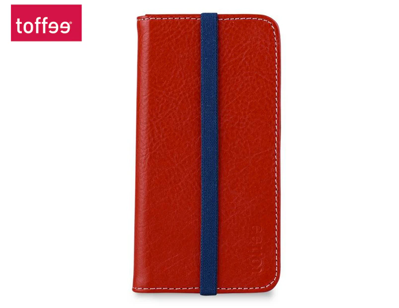 Toffee Flip Wallet for iPhone 6 & 6S - Red