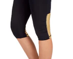 Russell Athletic Women's Artisan Workout Crop Tight - Black