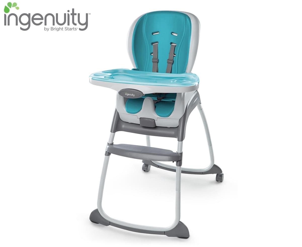 Ingenuity Smartclean Trio 3 In 1 High Chair Aqua Catchcomau