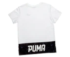 Puma Boys' Sports Style Allover Tee - Puma White