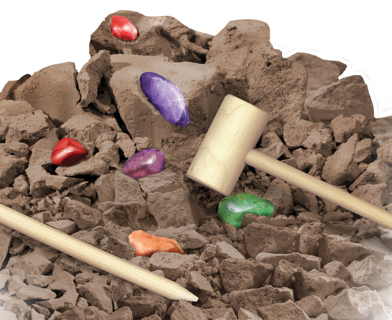 Smithsonian Micro Rock & Gem Dig Kit