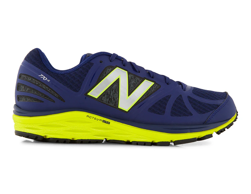 New Balance Men's 770 V5 Running Shoe - Blue/Lime