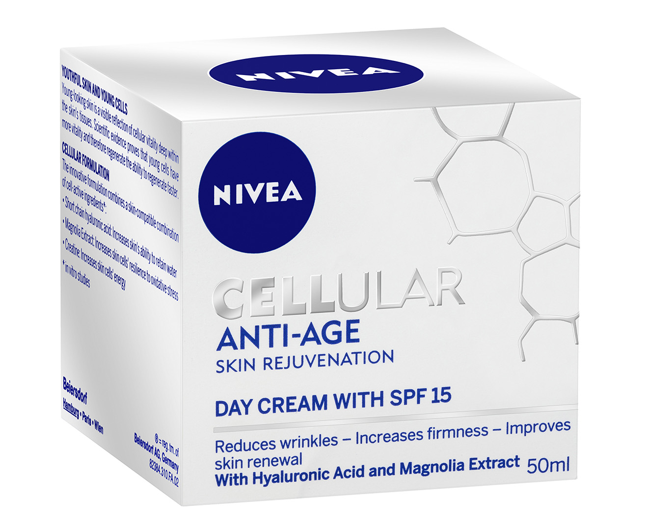 Nivea Cellular Anti-Age Day Cream w/ SPF 15 50mL | GroceryRun.com.au