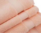 Luxury Living 800GSM Face Towel 4-Pack - Apricot