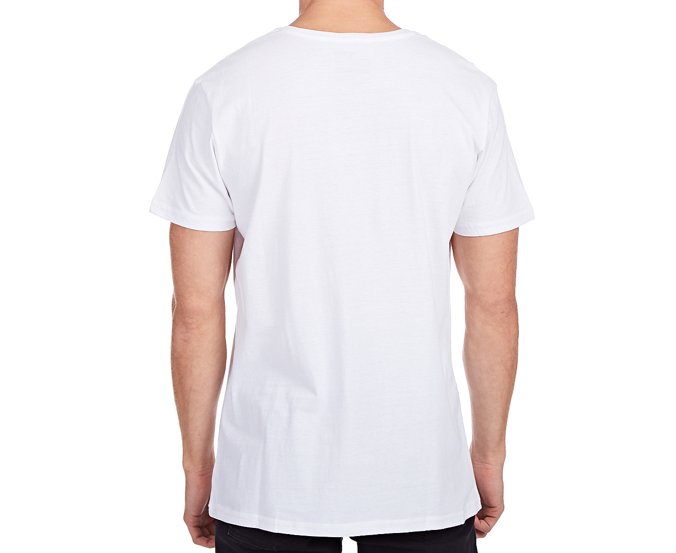 Mossimo Men's Standard Issue V Neck Tee - White | Catch.com.au