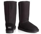 OZWEAR Connection Unisex Classic Long Ugg Boots - Black 1