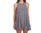 All About Eve Women's Poolside Dress - Black/White