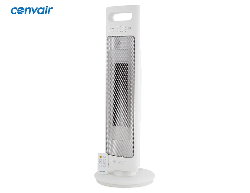 Convair 2400W Ceramic Tower Heater - White