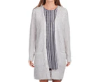 All About Eve Women's Snuggle Cardigan - Grey