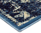 Paris Floor Art Collection Urdu 330x240cm Rug - Blue