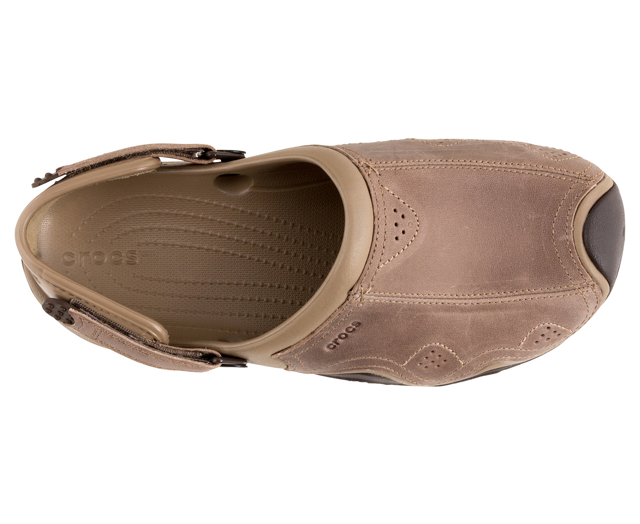 Crocs swiftwater clearance leather clog