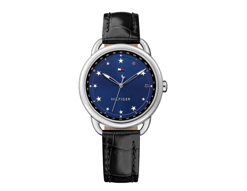 Tommy Hilfiger Women's 36mm Lucy Leather Watch - Navy