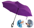 Cooper & Co. Inverted Umbrella - Purple