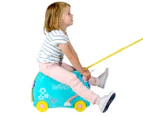 Trunki Kids' 46x32cm Una Unicorn Carriage Ride-On Luggage/Suitcase - Aqua