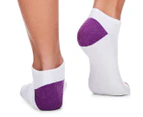 Champion Women's Size US 6-10 Low Cut Sock 3-Pack - Sky Blue/Purple/Pink