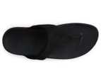 FitFlop Women's Lulu Nubuck Leather Sandal - All Black