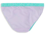 Bonds Girls' Bikini Brief 4-Pack - Purple/Mint/Green