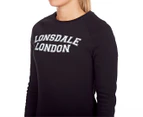 Lonsdale Women's Chandra Sweater - Black/White