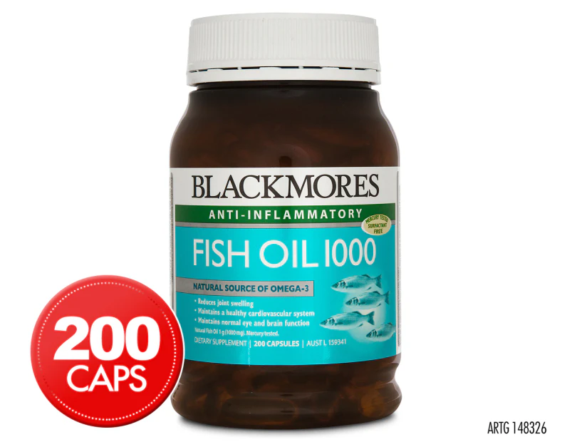 Blackmores Fish Oil 1000mg 200 Caps