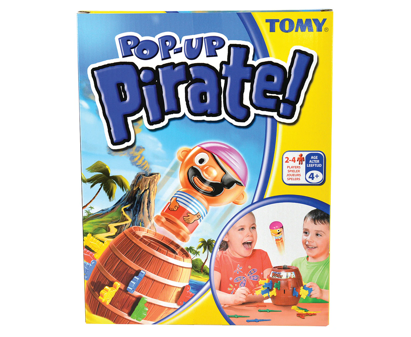 Tomy Pop Up Pirates Family/Party Game Kids/Child Fun Pirate Action Toys 5y+