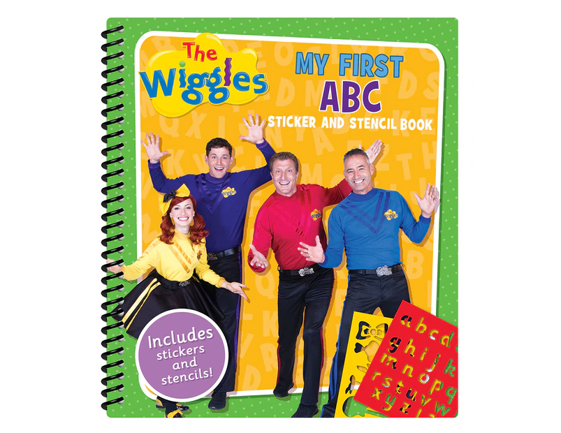 The Wiggles My First ABC Sticker & Stencil Book