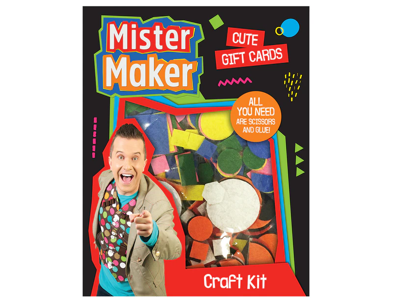 Mister Maker Cute Gift Cards Craft Kit