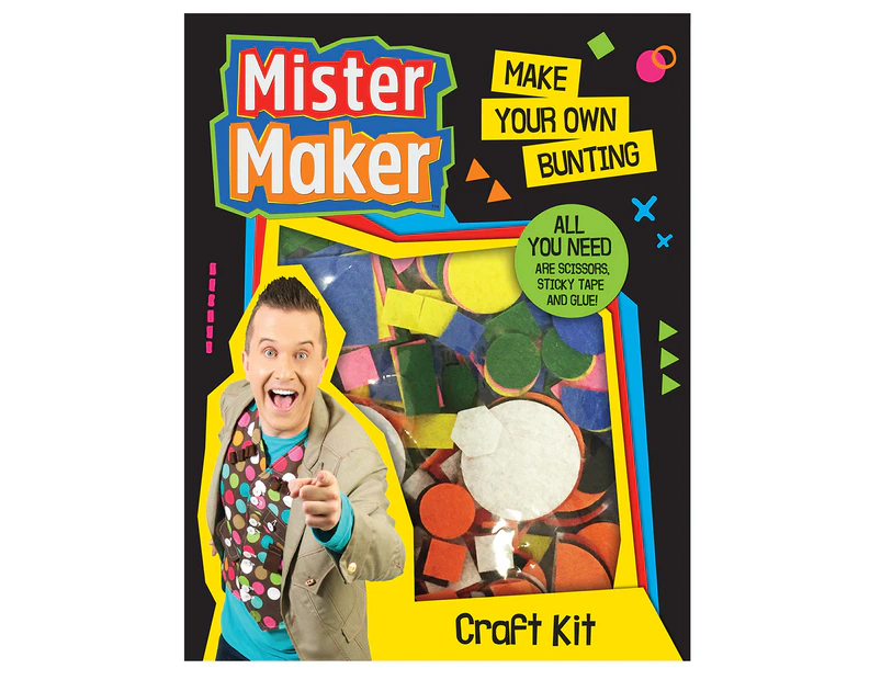 Mister Maker Make Your Own Bunting Craft Kit