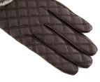 OZWEAR Connection Ugg Women's Touch Screen Glove - Chocolate