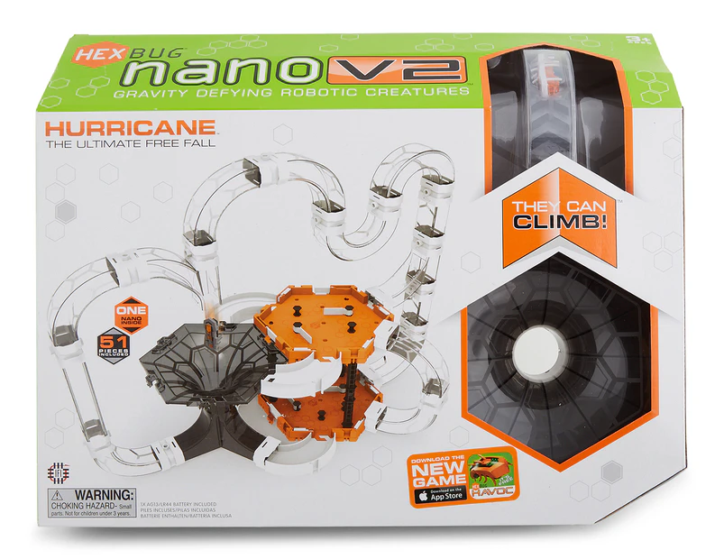 Hexbug Nano V2 Hurricane Ultimate Free Fall Set - Multi