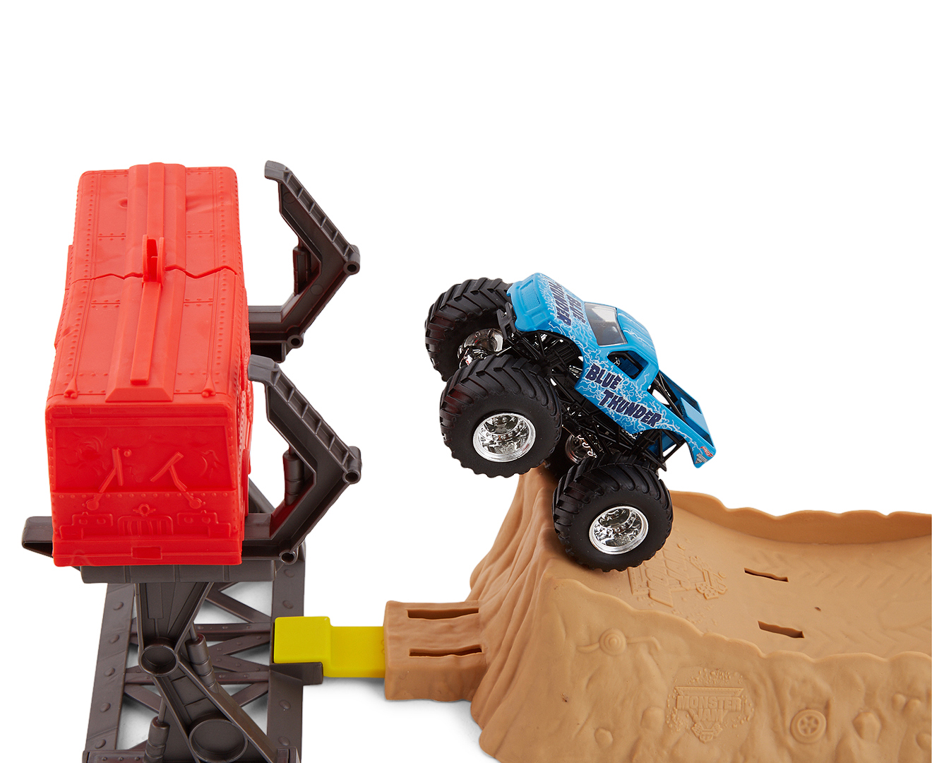 Hot Wheels Monster Jam Smash Up Station Set | Catch.com.au