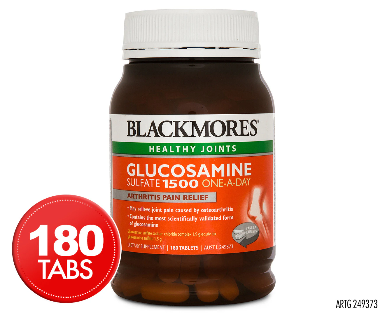 Blackmores Glucosamine Sulfate 1500 One-A-Day 180 Tablets