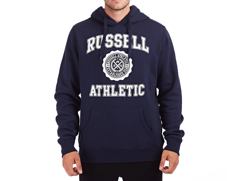 Russell Athletic Men's Core Arch Hoodie - Navy Blue
