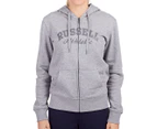 Russell Athletic Women's Core Zip Thru Hoodie - Grey Marle