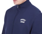 Lonsdale Men's Timothy Zip Sweater - Navy/White