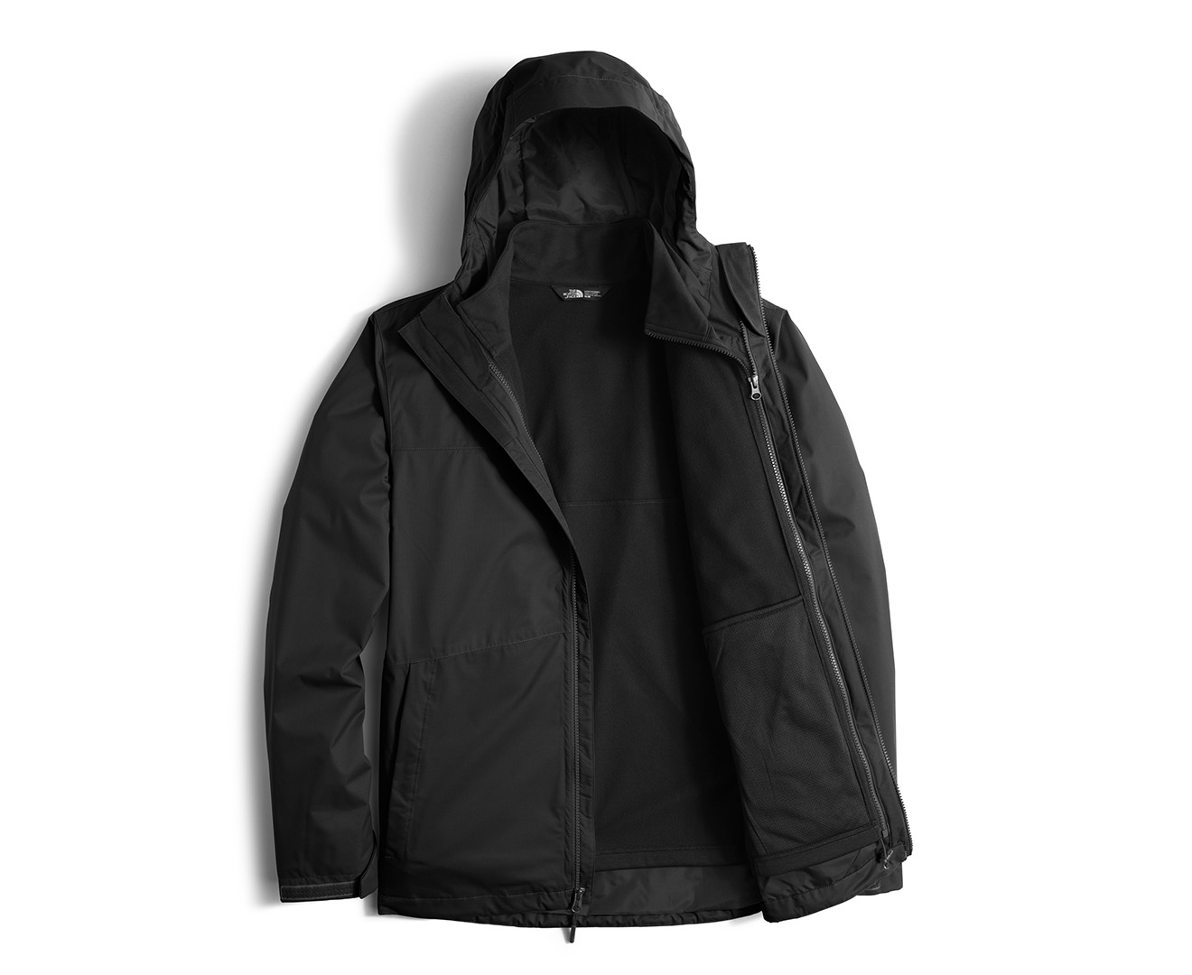 The North Face Men's Arrowood Triclimate Jacket + Fleece - Black ...