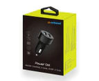 mbeat Power Dot Dual Port USB Car Charger - Grey