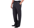 Totally Corporate Men's Pleated Trouser - Charcoal