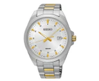 Seiko Men's 42mm SUR211P Watch - Silver/Gold