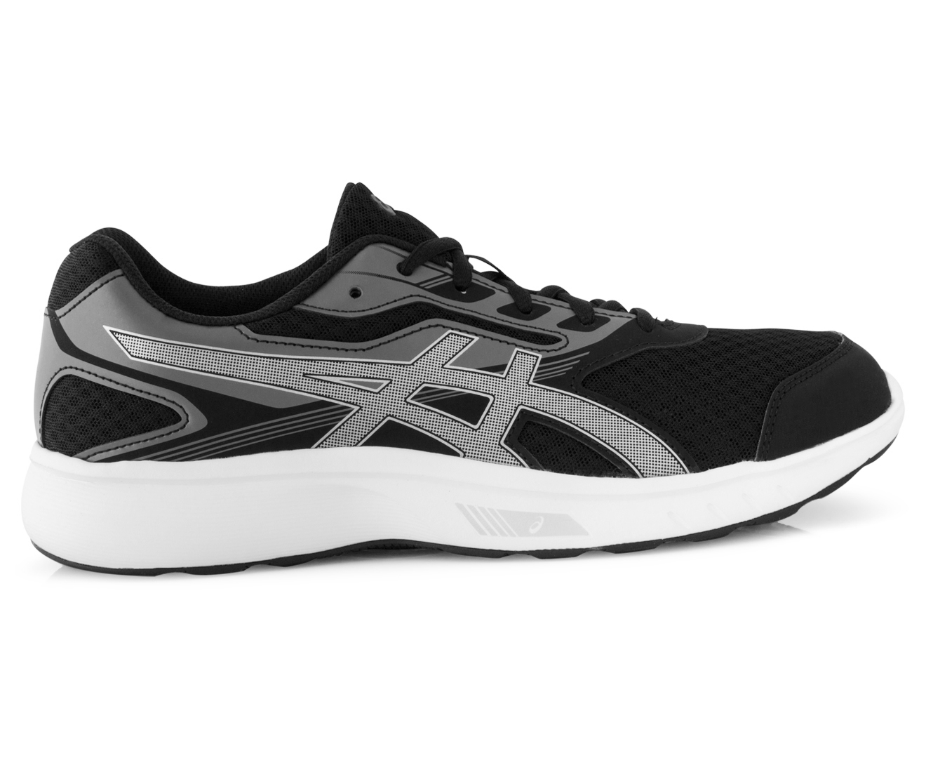 ASICS Men's Stormer Shoe - Black/Silver/White | Catch.co.nz