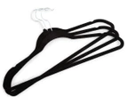 Velvet Coat Hangers 3-Pack - Black