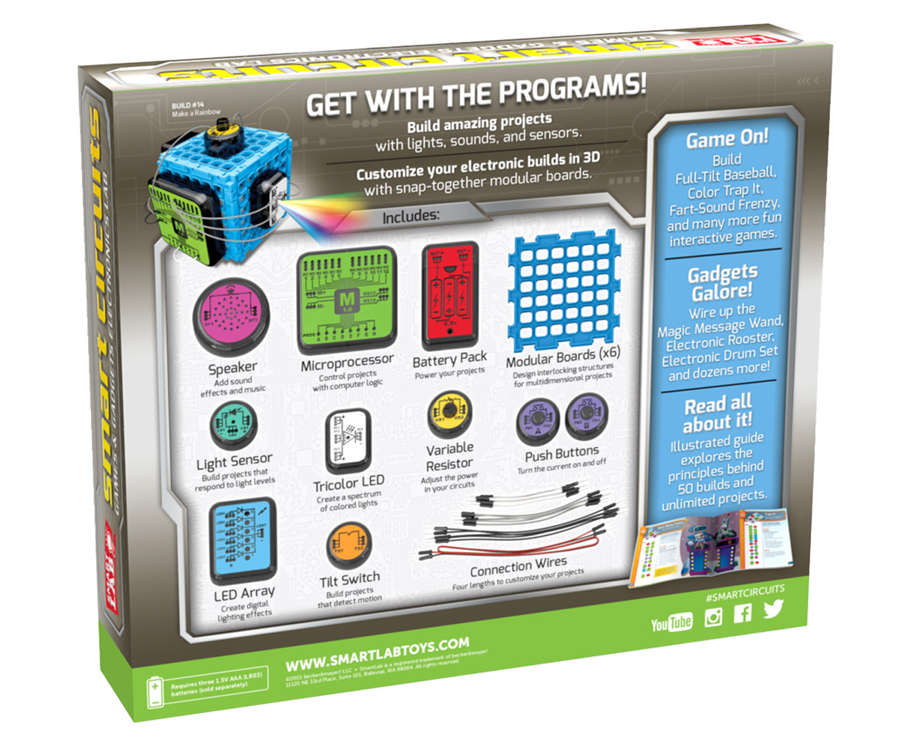 SmartLab Smart Circuits Games & Gadgets Electronics Lab Toy | Mumgo.com.au