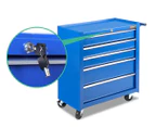Giantz 5-Drawer Mobile Mechanic Toolbox - Blue