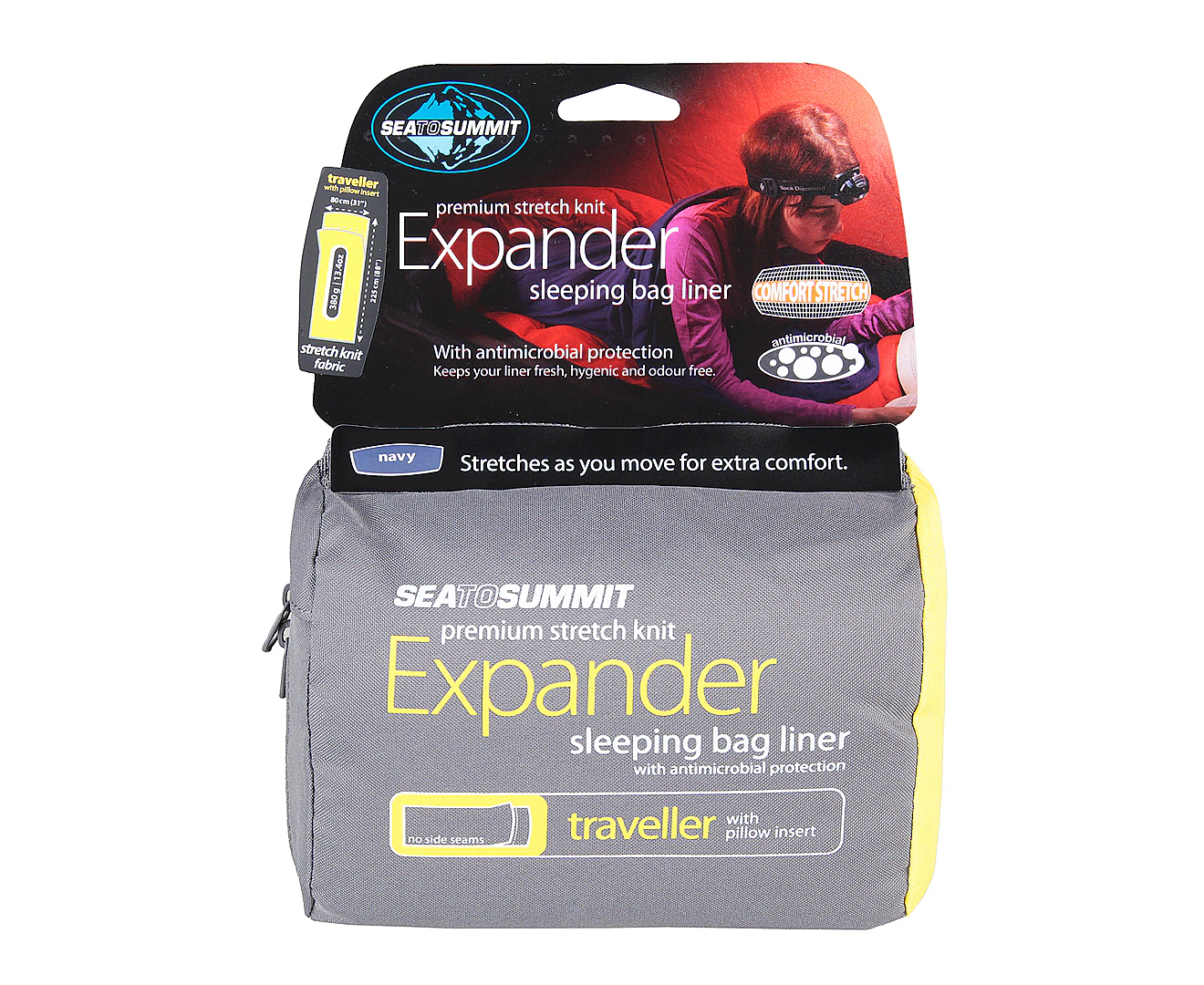 Sea To Summit Expander Sleeping Bag Liner - Navy