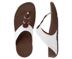 FitFlop Women's Petra Leather Sandal - Urban White